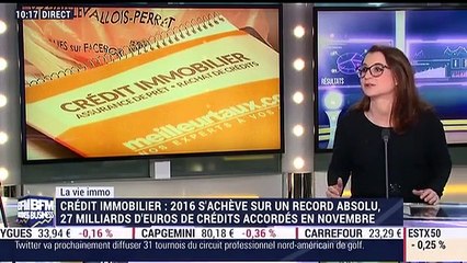 Marie Coeurderoy: Crédit immobilier: 2016 s'achève sur un record absolu - 06/01