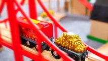 BRIO Toys BRIDGE DESTRUCTION! - Toy Cars & Trains Demo - Learn High & Low-1Sl-