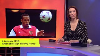 On This Day in 2012, the King (Thierry Henry) returned to Arsenal