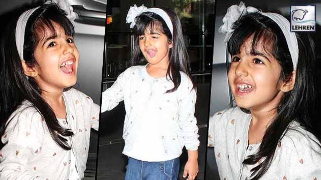 Akshay Kumar's Daughter Nitara's Makes FUNNY FACES To Media