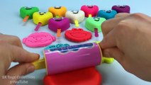 Play Doh Hearts Lollipops Smiley Face with Elmo Big Bird and Friends Molds Fun Creative for Kids
