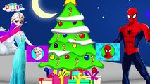 Frozen Elsa & Spiderman MERRY CHRISTMAS - Joker & Superheroes Funny Pranks (2)