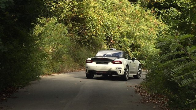 L'Abarth 124 Rally au rallye de Monte-Carlo avec François Delecour