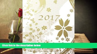 PDF [FREE] DOWNLOAD  2017 Gold Leaf and Flower Monthly Academic Planner: Large 8.5x11 16 Month