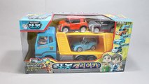 Tobot Car Carrier Tayo The Little Bus English Learn Numbers Colors Toy Surprise Eggs-K