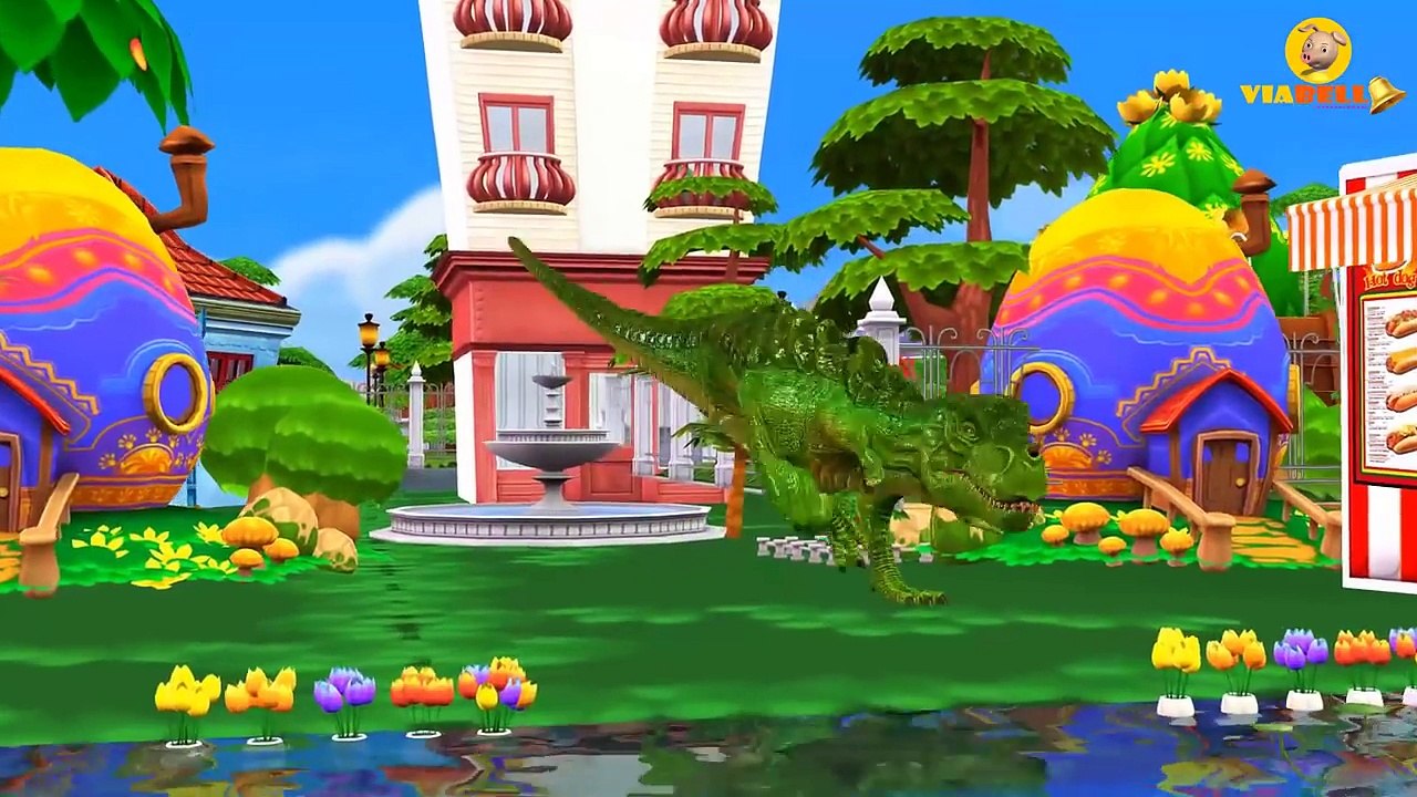 Dinosaur Colors Songs for Kids | Dinosaur Fun with Gorilla Colors Balls | Colors for Children