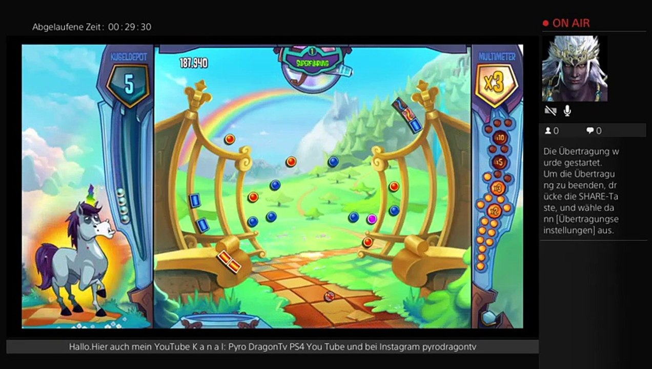 GER/PS4  Pyro DragonTv Peggle 2 bis 18Uhr mit Zuschauer (12)