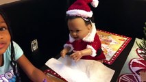 Bad Santa Attacks Bad Baby Transforms with Magic Wand Prank! Bad Baby Toy Freaks Mom Out-3LlbgY4