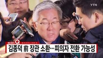 [YTN 실시간뉴스] 김종덕 前 장관 소환...피의자 전환 가능성 / YTN (Yes! Top News)
