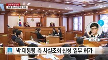 대통령 본인 신문 신청 기각...'세월호 7시간 의혹' 논란 / YTN (Yes! Top News)