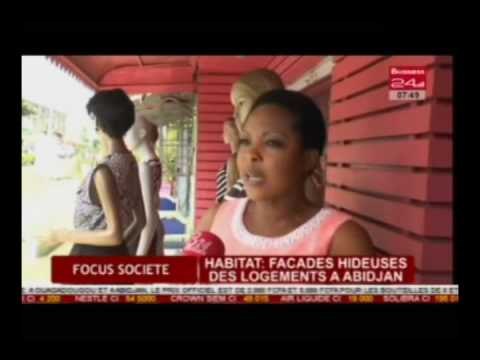 Business24/Focus Société Habitat Façades hideuses des logements a Abidjan