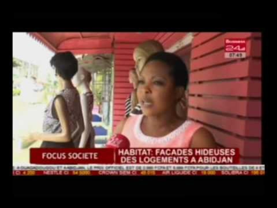 Business24/Focus Société   Habitat   Façades hideuses des logements a Abidjan