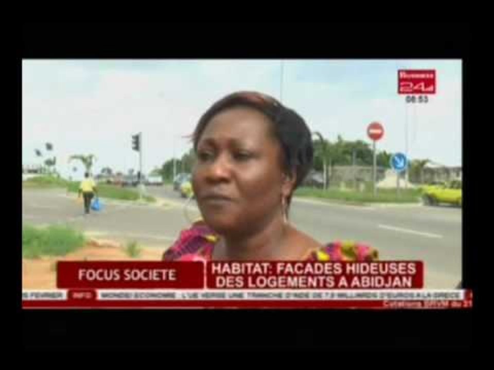 Business 24 / Focus Societe - Habitat Facades hideuses des logements a Abidjan