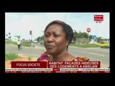 Business 24 / Focus société - Habitat : Façades hideuses des logements à Abidjan