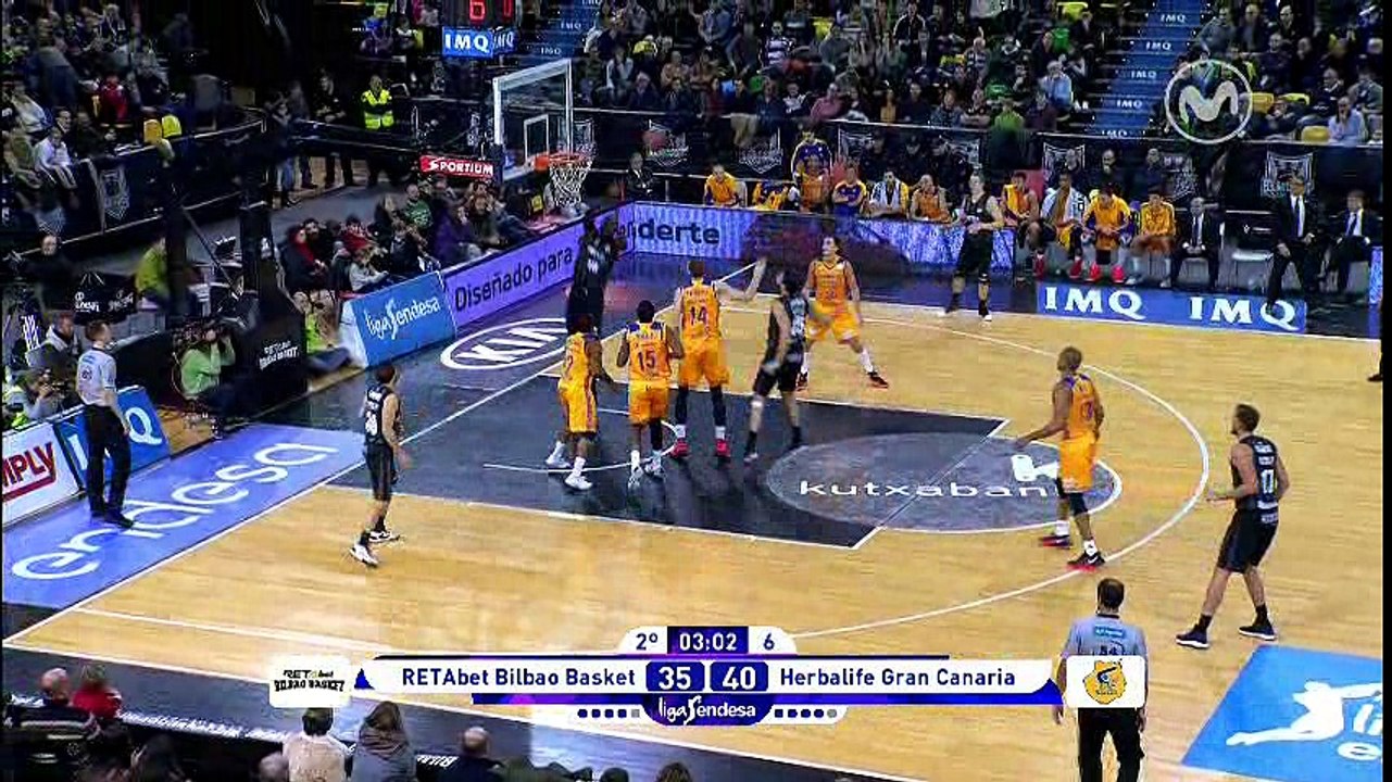 Bilbao vs Gran Canaria | highlights - Basketball - ACB - 07/01/2017