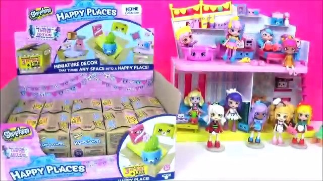 Shopkins Happy Places Toys FULL Case! Kids Surprise Toy Video, Petkins Shopkins Limited Edition Hunt