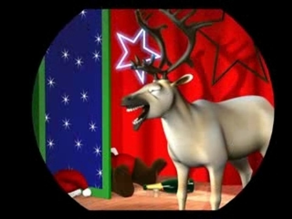 Chant de Noël par renne 3D
