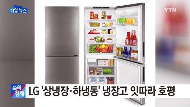 [기업] LG전자 '상냉장·하냉동' 냉장고 잇따라 호평 / YTN (Yes! Top News)