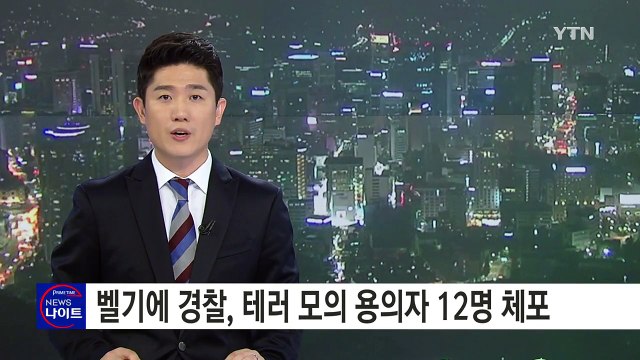 벨기에 경찰, 테러 모의 용의자 12명 체포 / YTN (Yes! Top News)