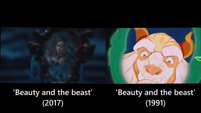 La Bella y la Bestia - Comparación del tráiler de 1991 vs 2017