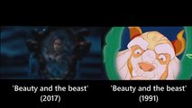 La Bella y la Bestia - Comparación del tráiler de 1991 vs 2017