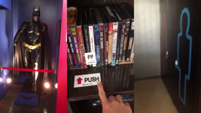 Toilettes secrètes dans un restaurant japonais