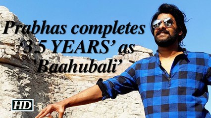 ‘Baahubali’ Prabhas completes ‘3.5 YEARS’ of shoot