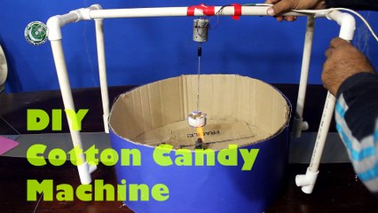 Homemade cotton candy machine