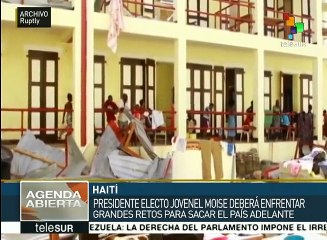 Jovenel Moise asumirá grandes retos como presidente de Haití