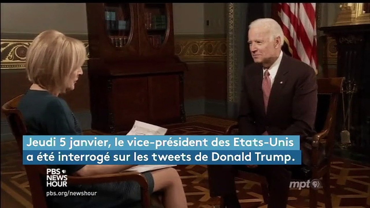 Joe Biden conseille à Donald Trump d'être enfin...