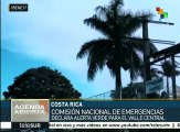 Costa Rica, en alerta verde por caída de ceniza volcánica