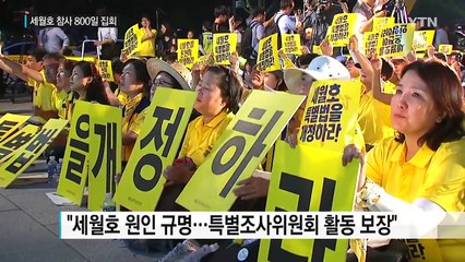 세월호 참사 800일..."특별법 개정 촉구" / YTN (Yes! Top News)