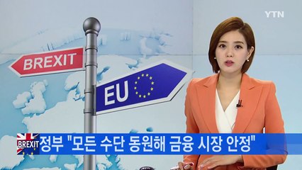 정부 "모든 수단 동원해 금융 시장 안정" / YTN (Yes! Top News)