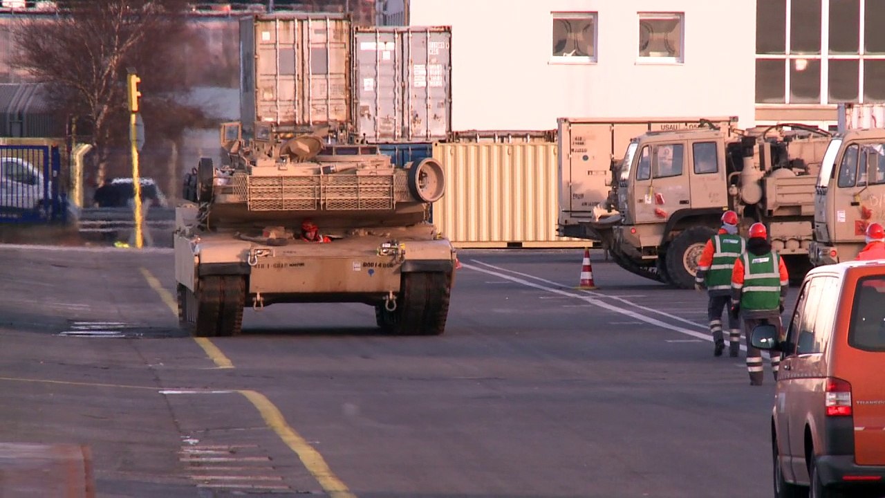 Panzer nach Polen - US-Armee lässt die Muskeln spielen