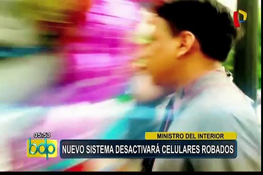 Mininter: nuevo sistema desactivará celulares robados