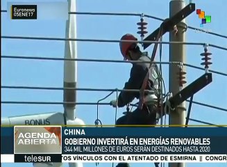 China invertirá 344 mil m€ en energías renovables