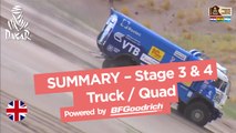 Stage 3 & 4 Summary - Quad/Truck - Dakar 2017
