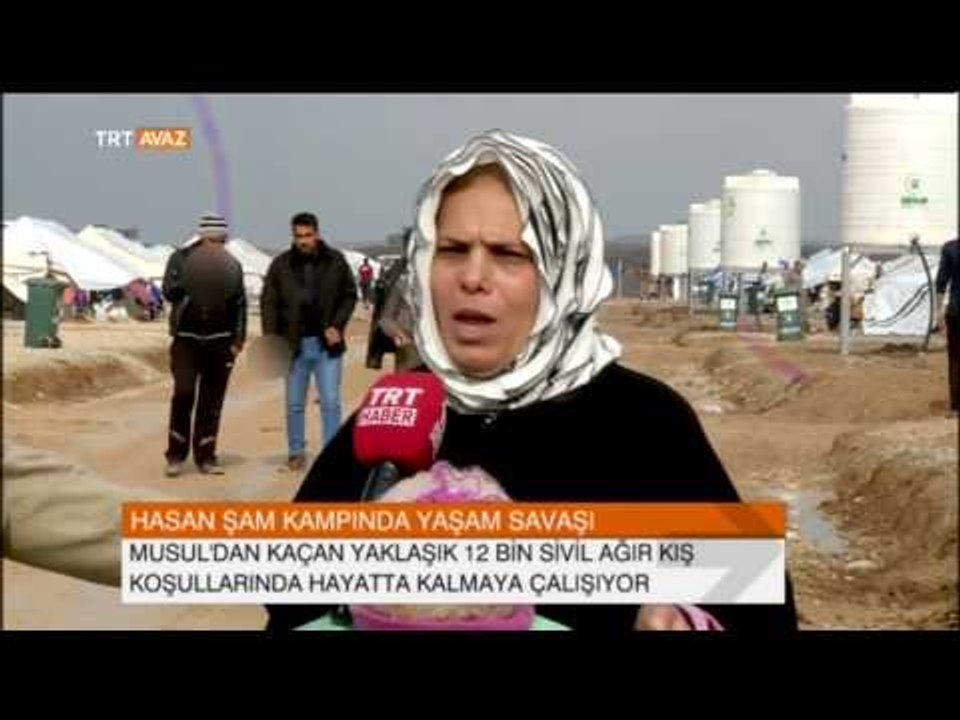 Musul'dan Kaçan Sivillerin Kamptaki Yaşam Koşulları - TRT Avaz Haber