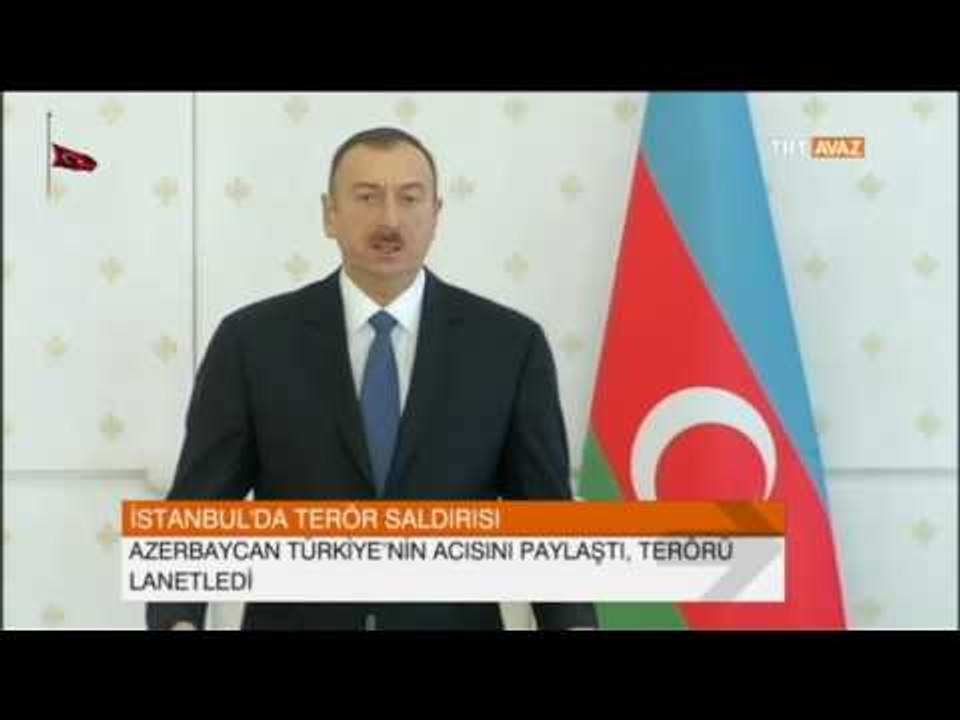 Azerbaycan Türkiye'nin Acısını Paylaştı - İstanbul'da Terör - TRT Avaz Haber