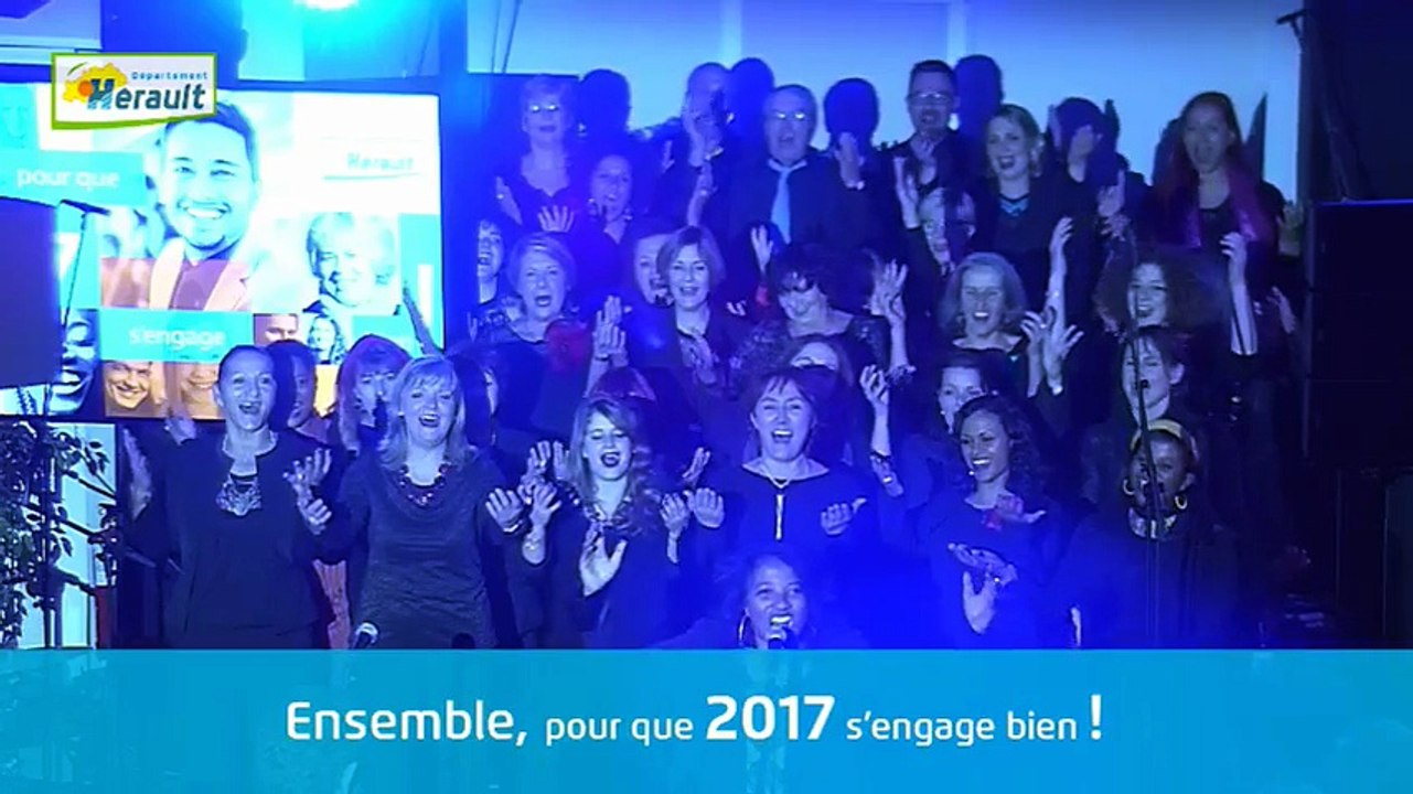 Cérémonie des voeux 2017 au Conseil départemental de l'Hérault