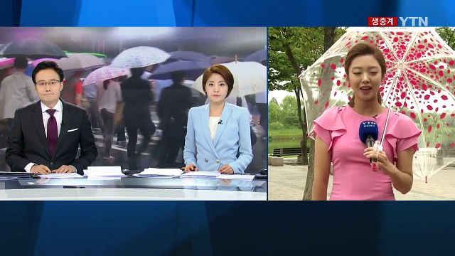 [날씨] 오늘 전국 곳곳 소나기...내일 중부 150mm 폭우 / YTN (Yes! Top News)