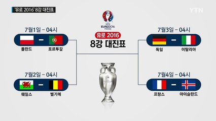 '알짜만 남았다'...독일-이탈리아 8강서 격돌 / YTN (Yes! Top News)