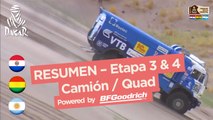 Resumen de las etapas 3 y 4 - Quad/Camión - (San Salvador de Jujuy / Tupiza) - Dakar 2017