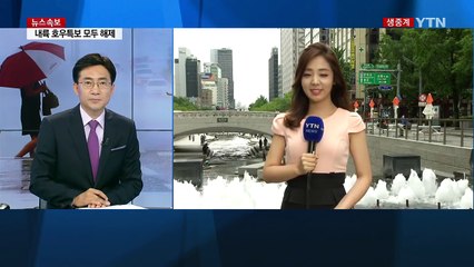 [날씨] 청계천 통행 재개...낮 동안 장마 소강 / YTN (Yes! Top News)