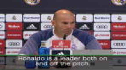 Zidane believes Ronaldo is a 'true leader'