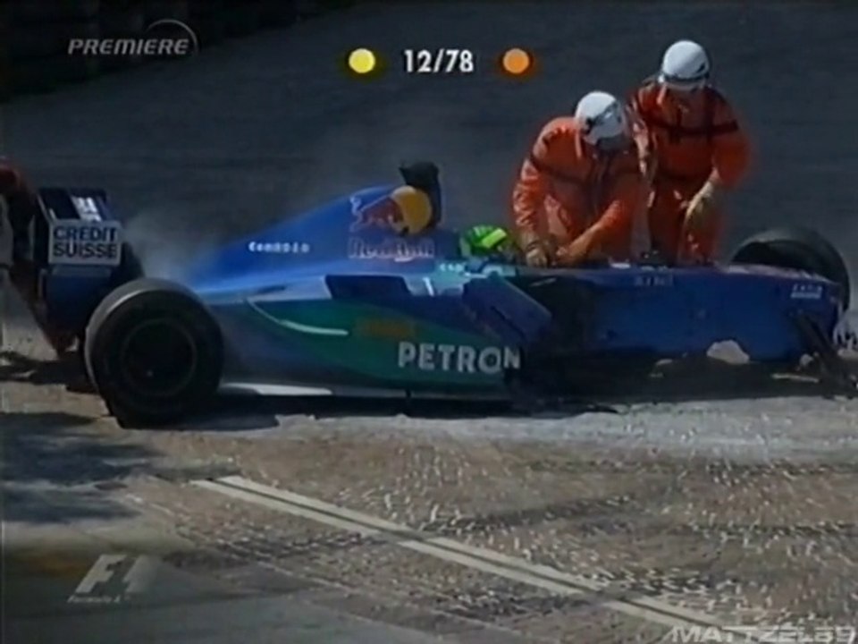 F1 Monaco 2002 Massa Huge crash