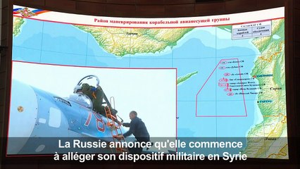Syrie: la Russie commence à alléger son dispositif militaire