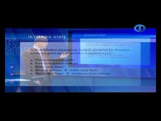 İktisada Giriş 5 - Açık Sınıf