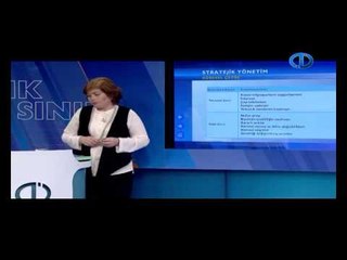 Stratejik Yönetim - 3. Bölüm - Uluslararası Çevre, Küresel Stratejiler ve İşbirlikleri - Açık Sınıf