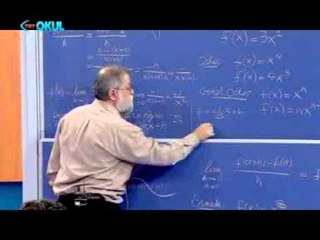 Genel Matematik 2 / 12.Bölüm - Türev 2 - Açık Sınıf